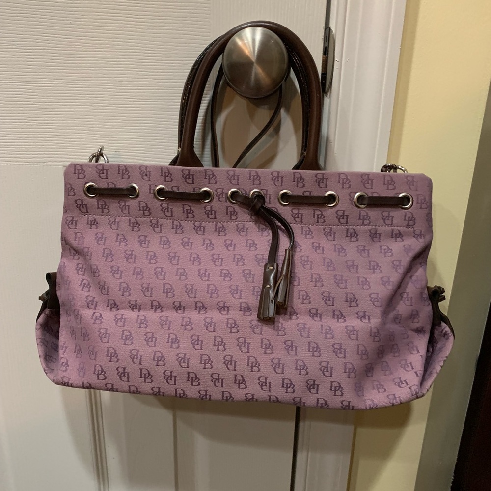 Dooney & Bourke Signature Tassel Handbag